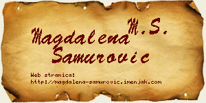 Magdalena Samurović vizit kartica